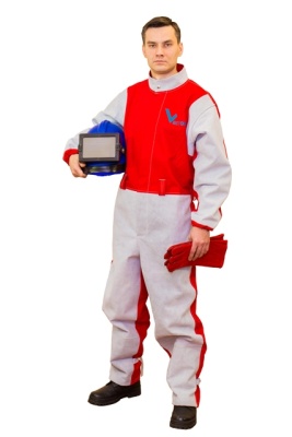 Комбинезон пескоструйщика ВЕКТОР проф с перчаткамир-р 52-54, рост 188